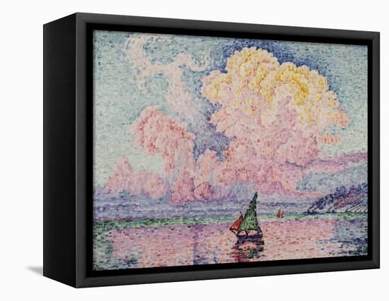 Pink Clouds, Antibes-Paul Signac-Framed Stretched Canvas