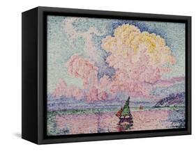 Pink Clouds, Antibes-Paul Signac-Framed Stretched Canvas