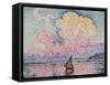 Pink Clouds, Antibes-Paul Signac-Framed Stretched Canvas