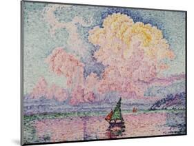 Pink Clouds, Antibes-Paul Signac-Mounted Giclee Print