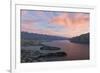 Pink clouds over Lake Wakatipu and the Remarkables, dusk, Queenstown, Queenstown-Lakes district, Ot-Ruth Tomlinson-Framed Photographic Print