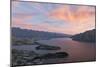 Pink clouds over Lake Wakatipu and the Remarkables, dusk, Queenstown, Queenstown-Lakes district, Ot-Ruth Tomlinson-Mounted Photographic Print
