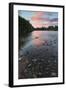 Pink Clouds over the Bystraya River, Kamchatka, Russia, Eurasia-Michael Runkel-Framed Photographic Print