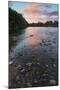 Pink Clouds over the Bystraya River, Kamchatka, Russia, Eurasia-Michael Runkel-Mounted Photographic Print