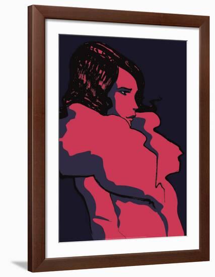 Pink Coat-Franckie Alarcon-Framed Art Print