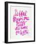 Pink Coffee Wine-Cat Coquillette-Framed Giclee Print