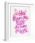 Pink Coffee Wine-Cat Coquillette-Framed Giclee Print