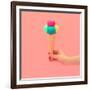 Pink Colors of Summer - Ice Cream-Evgeniya Porechenskaya-Framed Photographic Print