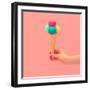 Pink Colors of Summer - Ice Cream-Evgeniya Porechenskaya-Framed Photographic Print