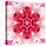 Pink Concentric Flower Center: Mandala Kaleidoscopic-tr3gi-Stretched Canvas