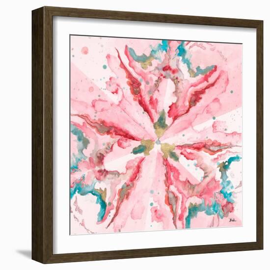 Pink Constellation Square-Patricia Pinto-Framed Art Print