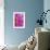 Pink Dahlia II-Kathy Mahan-Framed Photographic Print displayed on a wall