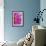 Pink Dahlia II-Kathy Mahan-Framed Premium Photographic Print displayed on a wall