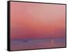 Pink Dawn on the Ganges-Derek Hare-Framed Stretched Canvas