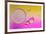 Pink Delight In Yellow-Heidi Westum-Framed Photographic Print