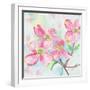 Pink Dogwood II-Beverly Dyer-Framed Art Print