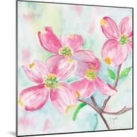 Pink Dogwood II-Beverly Dyer-Mounted Art Print