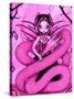 Pink Dragon Fairy-Jasmine Becket-Griffith-Stretched Canvas