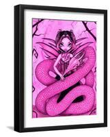 Pink Dragon Fairy-Jasmine Becket-Griffith-Framed Art Print