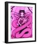 Pink Dragon Fairy-Jasmine Becket-Griffith-Framed Art Print