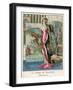 Pink Dress and Screen 1912-Abel Faivre-Framed Art Print