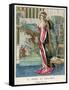 Pink Dress and Screen 1912-Abel Faivre-Framed Stretched Canvas