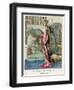 Pink Dress and Screen 1912-Abel Faivre-Framed Art Print