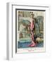 Pink Dress and Screen 1912-Abel Faivre-Framed Art Print