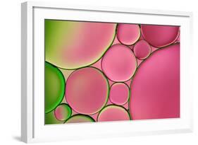 Pink Drops-Cora Niele-Framed Giclee Print