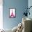 Pink Eiffel-OnRei-Framed Stretched Canvas displayed on a wall