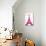 Pink Eiffel-OnRei-Art Print displayed on a wall