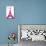 Pink Eiffel-OnRei-Mounted Art Print displayed on a wall