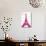 Pink Eiffel-OnRei-Art Print displayed on a wall