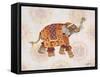 Pink Elephant I-Janice Gaynor-Framed Stretched Canvas