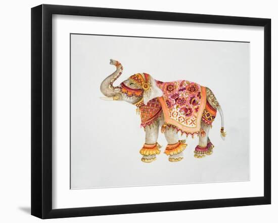 Pink Elephant II-Janice Gaynor-Framed Art Print