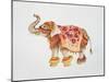 Pink Elephant II-Janice Gaynor-Mounted Art Print