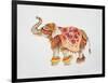 Pink Elephant II-Janice Gaynor-Framed Art Print