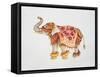 Pink Elephant II-Janice Gaynor-Framed Stretched Canvas