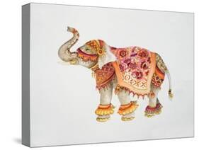 Pink Elephant II-Janice Gaynor-Stretched Canvas