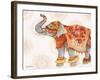 Pink Elephant II-Janice Gaynor-Framed Art Print