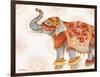 Pink Elephant II-Janice Gaynor-Framed Art Print