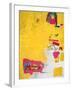 Pink Elephant with Fire Engine, 1984-Jean-Michel Basquiat-Framed Premium Giclee Print