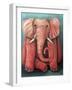Pink Elephant-Leah Saulnier-Framed Giclee Print