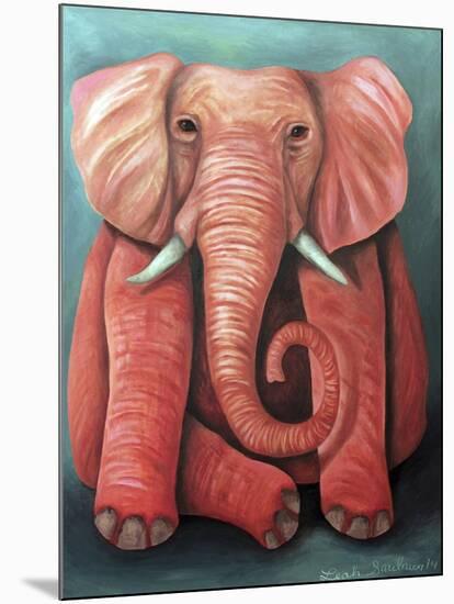 Pink Elephant-Leah Saulnier-Mounted Giclee Print