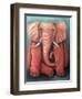 Pink Elephant-Leah Saulnier-Framed Giclee Print