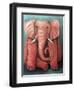 Pink Elephant-Leah Saulnier-Framed Giclee Print