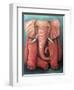 Pink Elephant-Leah Saulnier-Framed Giclee Print