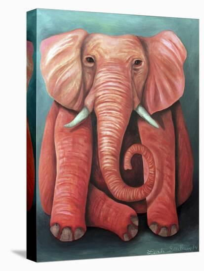 Pink Elephant-Leah Saulnier-Stretched Canvas