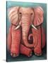 Pink Elephant-Leah Saulnier-Stretched Canvas