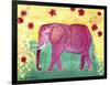 Pink Elephant-Jennifer McCully-Framed Premium Giclee Print